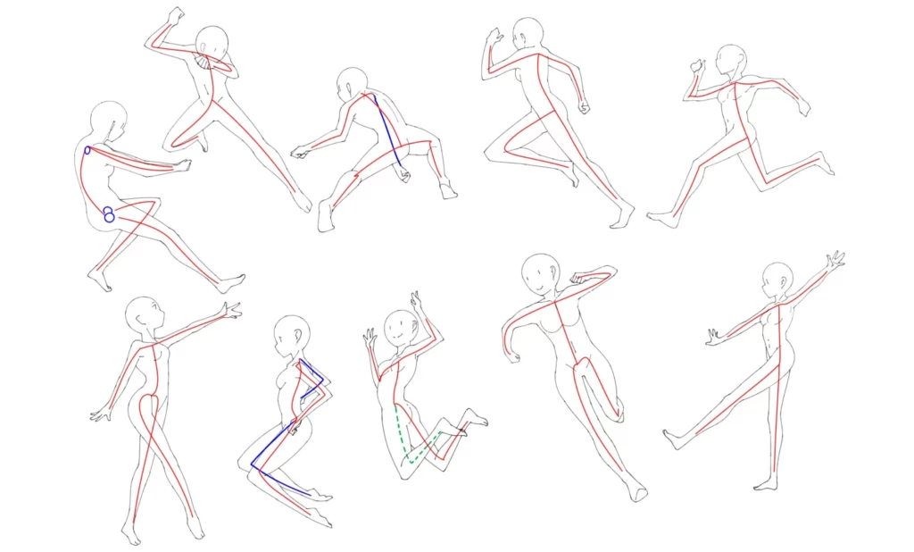 How to use reference images to make drawing poses easy! - Anime
